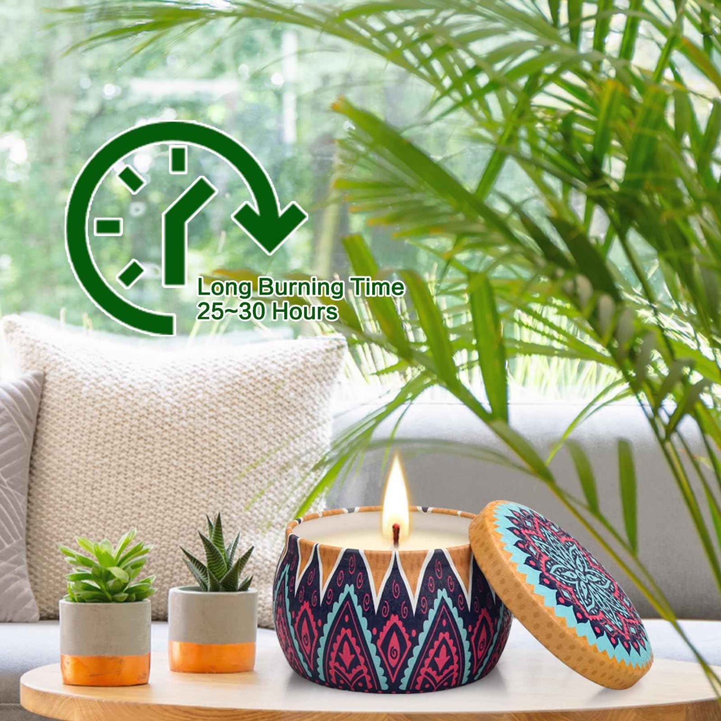 Scented Candles Gift Set,12 Pack Candles for Home Scented, 300 Hour Long Lasting Soy Wax Aromatherapy Candle Set, Birthday Gifts for Women with Gift Box