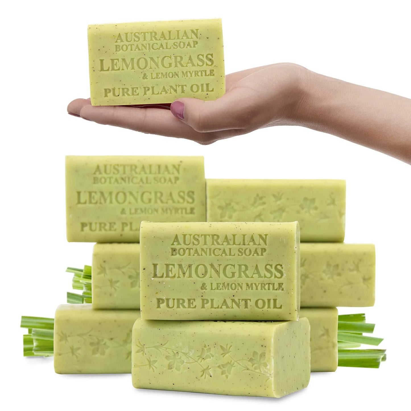 Australian Botanical Soap, 6.6 OZ, Triple Milled Bars with Pure Plant Oil, Natural Soap Base, Enriched with Organic Shea Butter, for Men, Women, All Skin Types, Variety Pack of 8, Packaging May Vary - Jlhbookstore.store