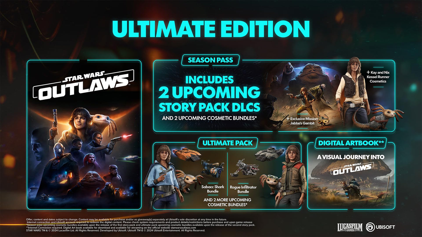 Star Wars Outlaws - Limited Edition (Amazon Exclusive), PlayStation 5 jlhbookstore.store