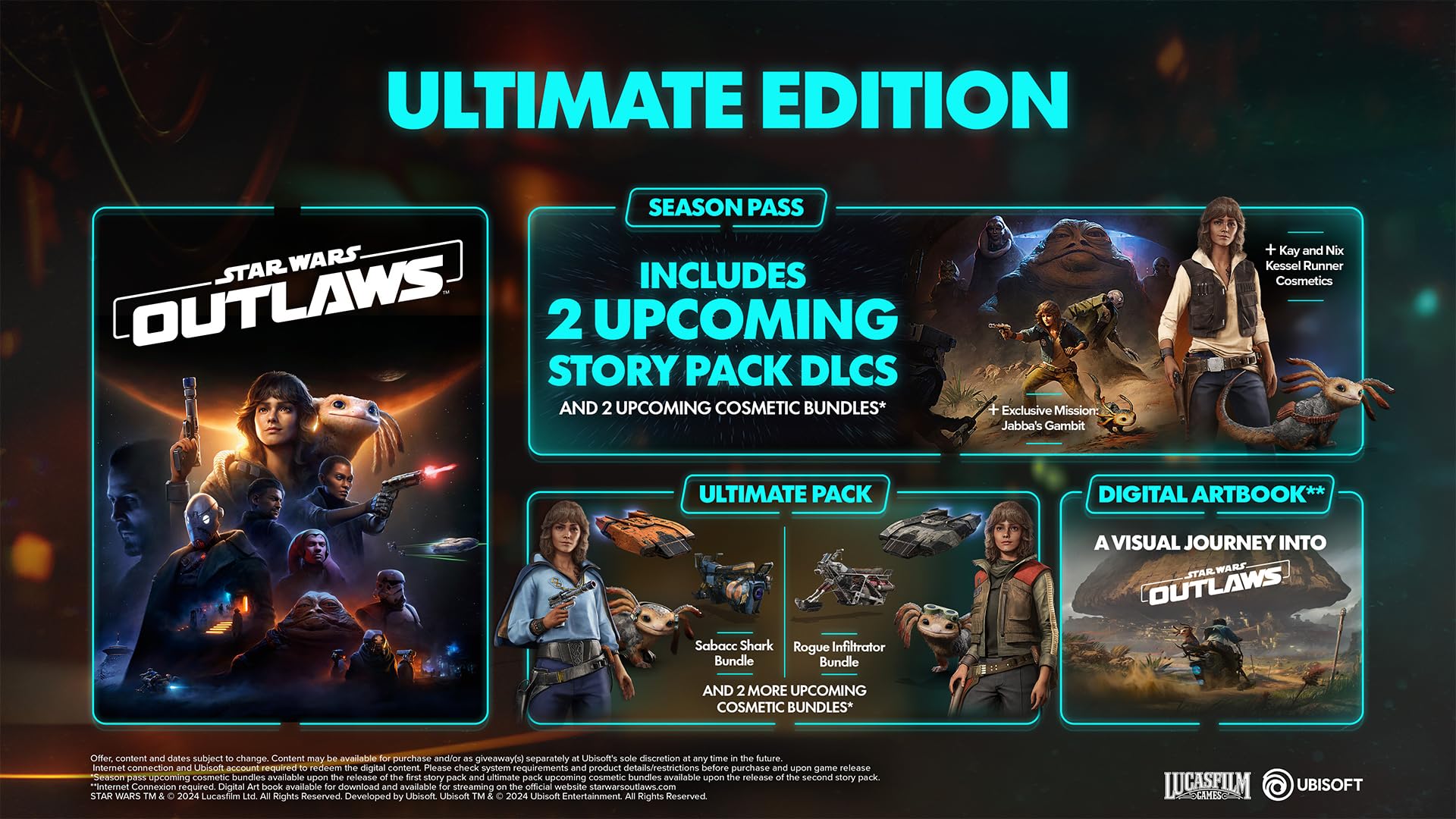 Star Wars Outlaws - Limited Edition (Amazon Exclusive), PlayStation 5 jlhbookstore.store