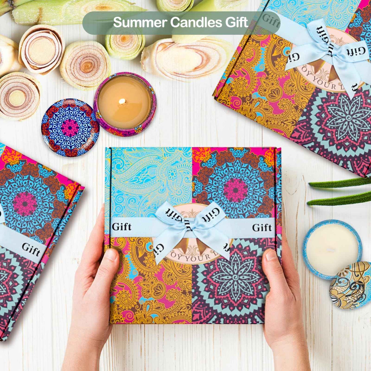 Scented Candles Gift Set,12 Pack Candles for Home Scented, 300 Hour Long Lasting Soy Wax Aromatherapy Candle Set, Birthday Gifts for Women with Gift Box