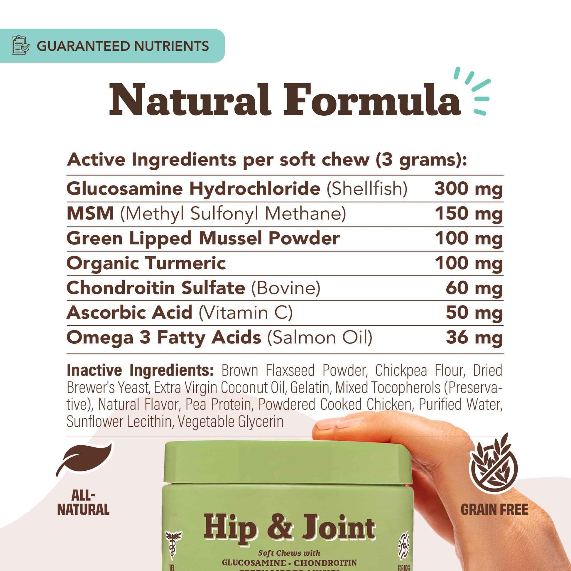 Natural Dog Company Liquid Glucosamine Hip & Joint Oil for Dogs, 16 oz, Extra Strength Cartilage & Joint Support, Helps Mobility and Eases Occasional Stiffness, Dog Vitamins & Supplements