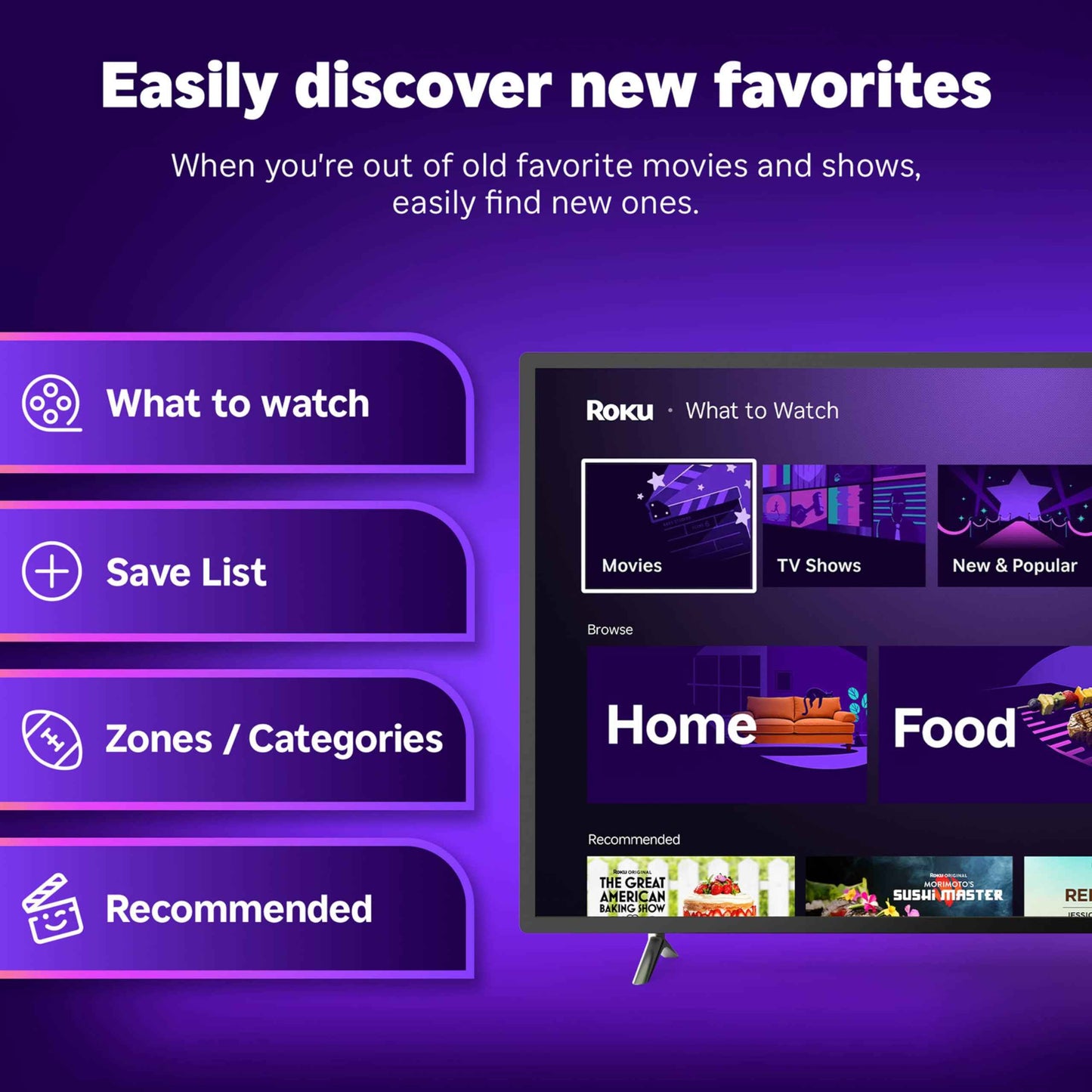 Roku Streaming Stick HD 2025 — HD Streaming Device for TV with Roku Voice Remote, Free & Live TV