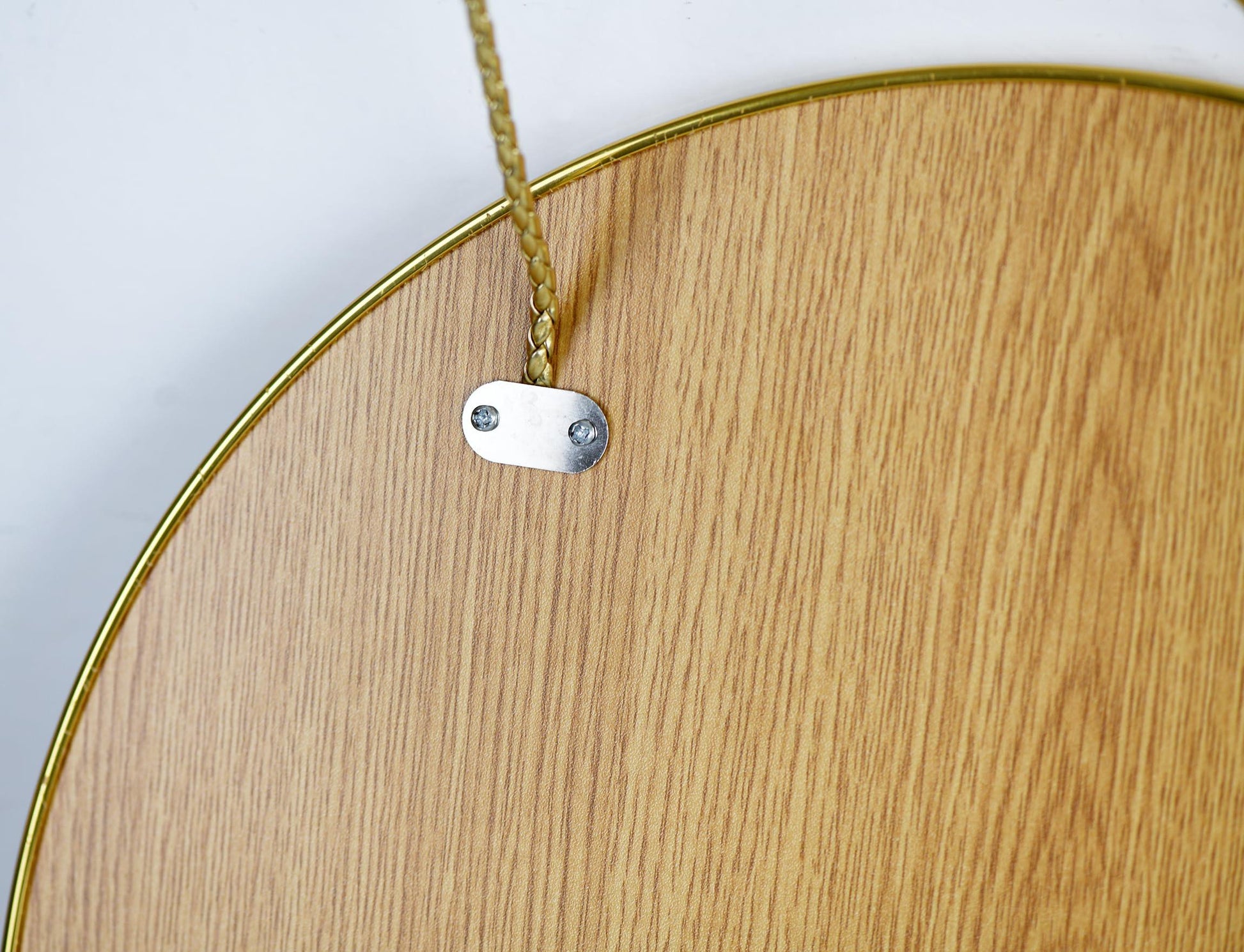 11.8-inch Small Round Wall Mirror, Gold Bathroom Mirror - Jlhbookstore.store