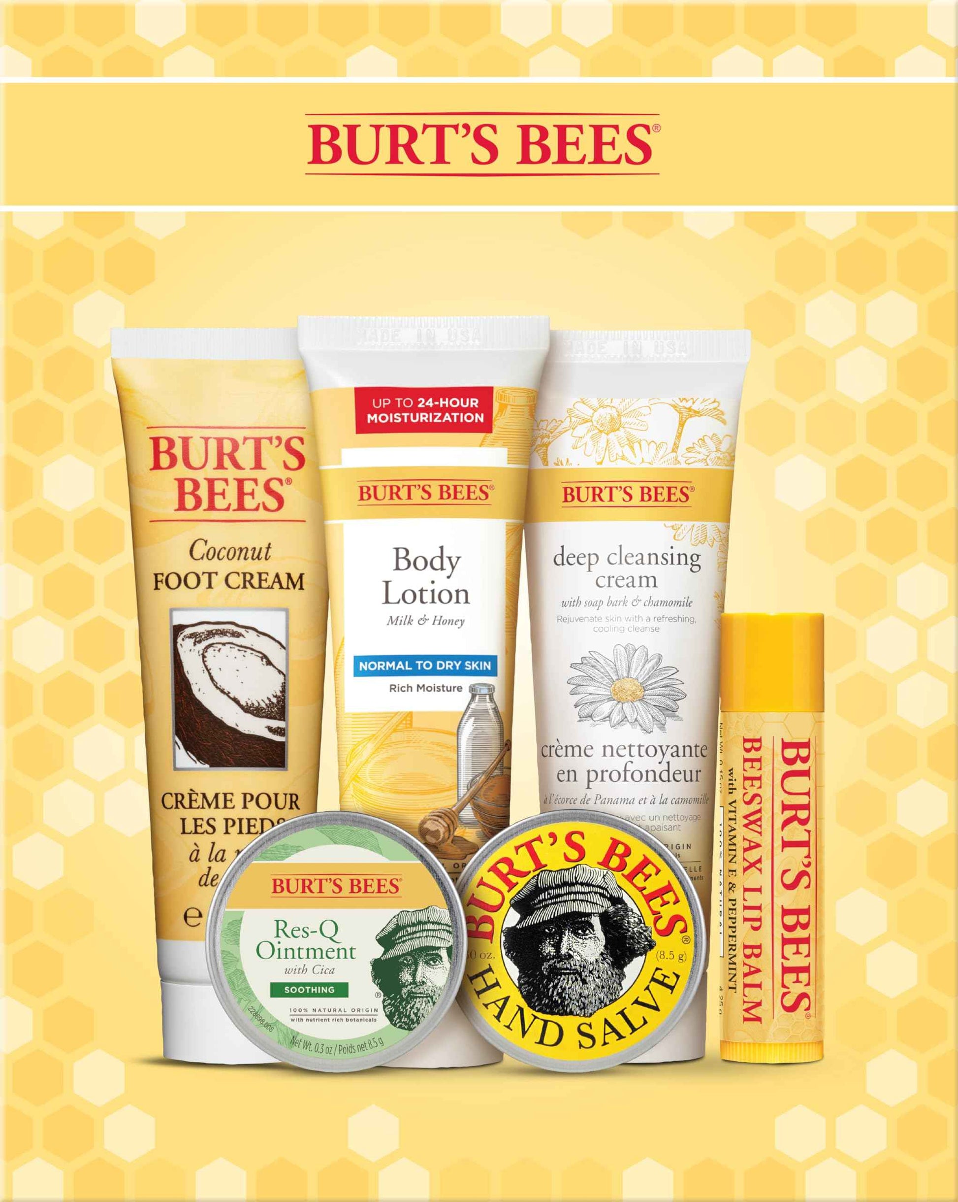Burt's Bees Christmas Gifts, 3 Body Skincare Stocking Stuffers, Hand Repair Set, 3 Hand Creams plus Gloves - Almond Milk Hand Cream, Lemon Butter Cuticle Cream, Shea Butter Hand Repair Cream