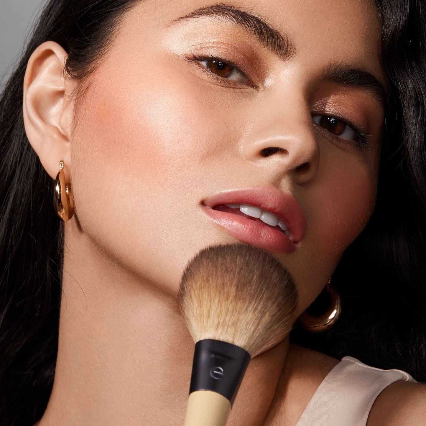 EcoTools Makeup Brush Set for Eyeshadow, Foundation, Blush, and Concealer with Bonus Storage Case, Start the Day Beautifully, Travel Friendly, 6 Piece Set