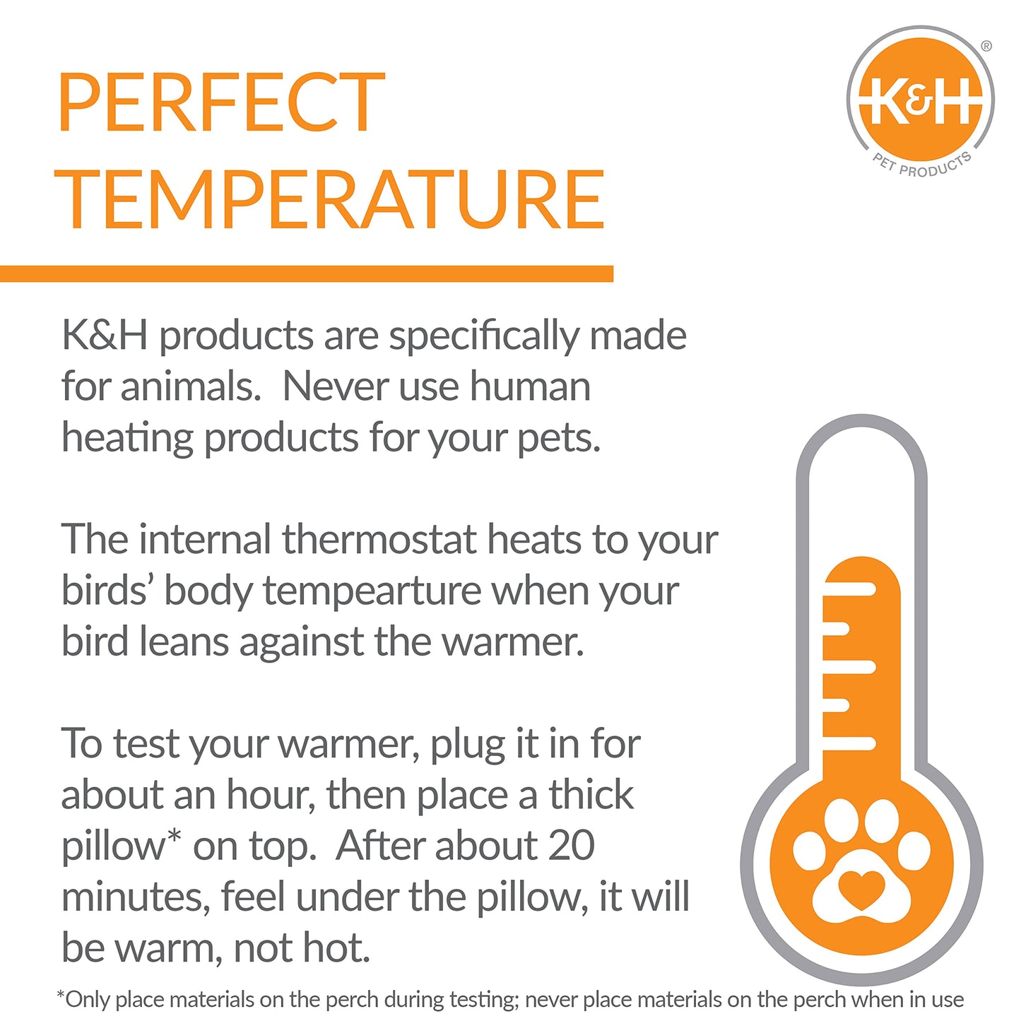 K&H Pet Products Snuggle-Up Bird Cage Heater, Bird Cage Accessory, Exotic Avian Warming Panel for Small Exotics Like Parakeet, Cockatiel, Canary - Small 5 X 3in Gray 12V