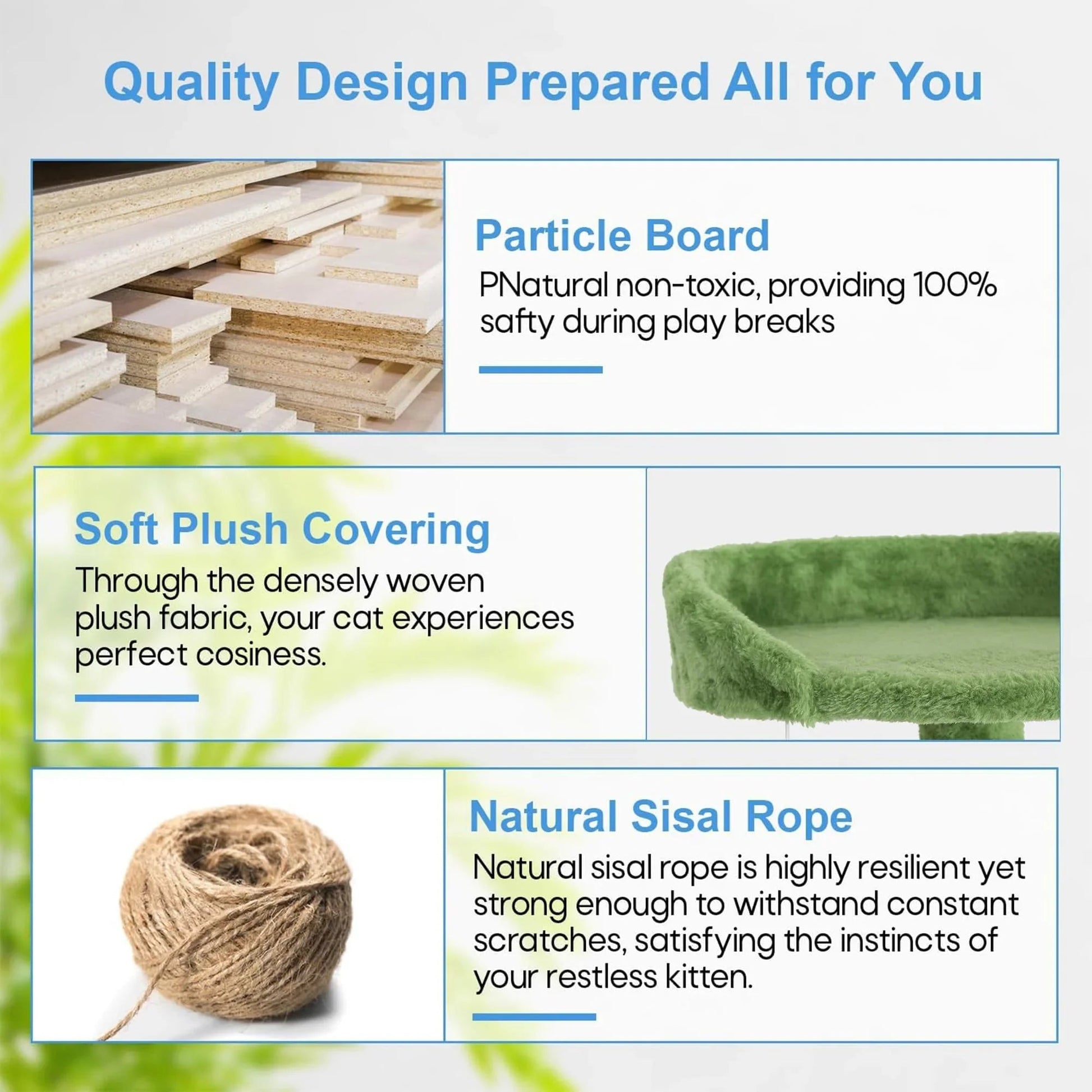 FDW Cat Tree 54in Cat Tower Multi-Level Durable Cat Scratching Post & Cozy Fun Cat Jumping Platform Space Saving Cat Condo Pet Play House for Indoor Cats,Dark Gray jlhbookstore.store