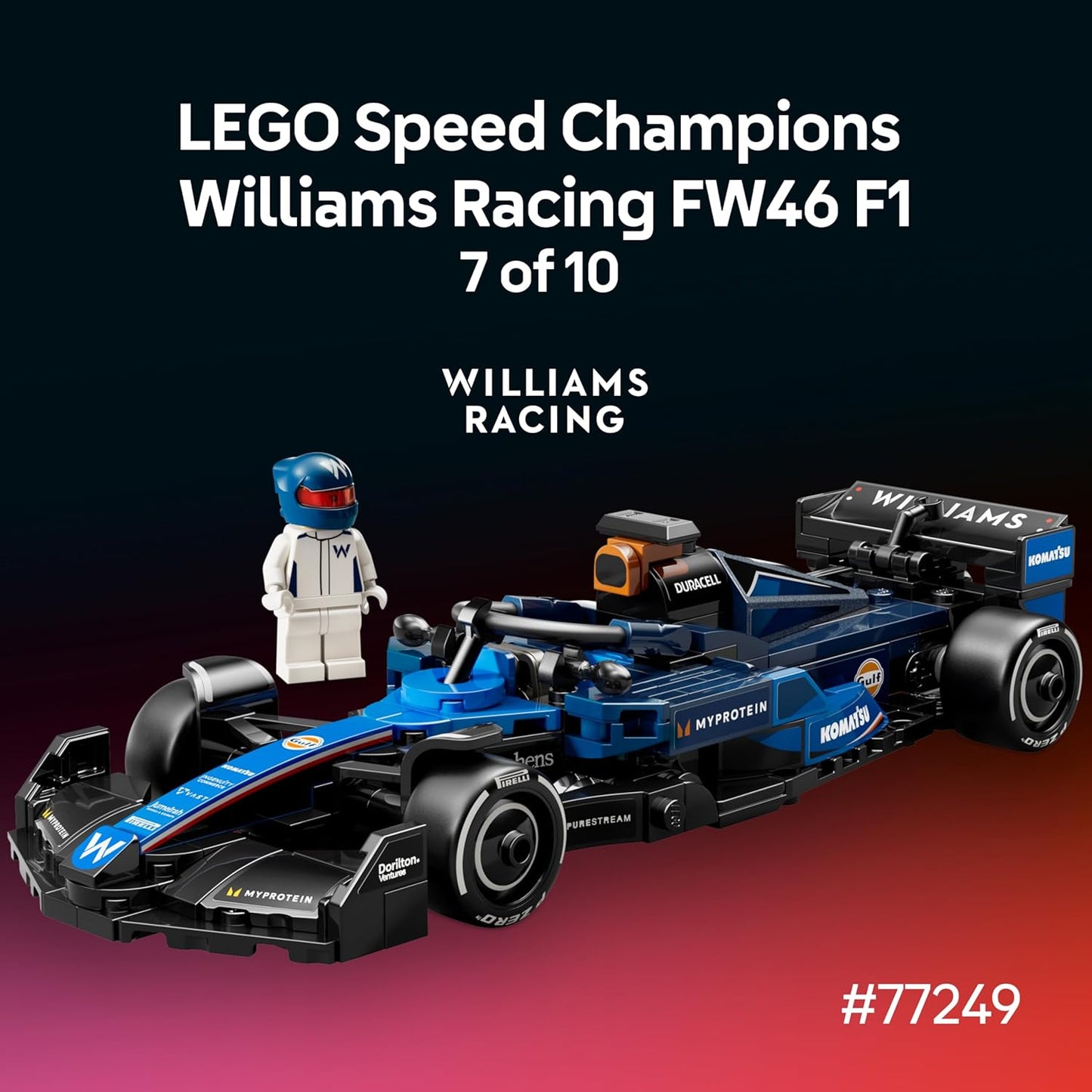LEGO Speed Champions Ultimate Formula 1 Collector's Pack - Contains 10 Sets in 1 - Includes Exclusive Poster - Collectible F1 Model Car Kit - Gift for Christmas - 66802