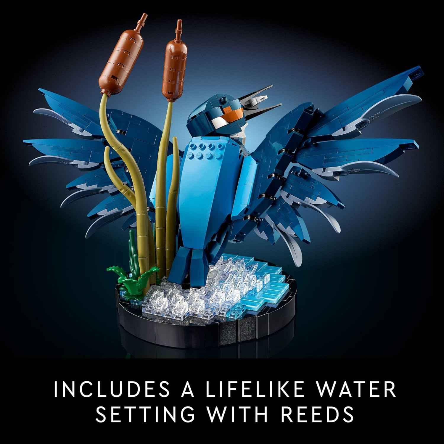 LEGO Icons Kingfisher Bird Model, Creative Set for Adults to Build and Display, Relaxing Project for Bird Enthusiasts, Ideal for Home and Office Décor, Gift for Bird Lovers, 10331