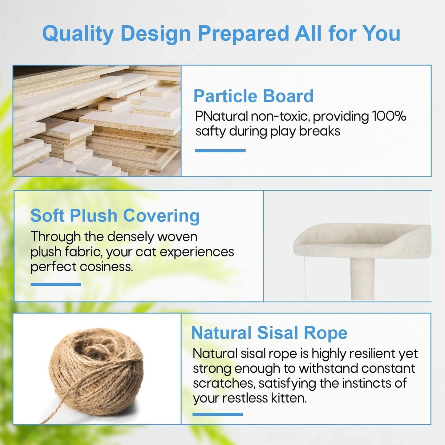 FDW Cat Tree 54in Cat Tower Multi-Level Durable Cat Scratching Post & Cozy Fun Cat Jumping Platform Space Saving Cat Condo Pet Play House for Indoor Cats,Dark Gray jlhbookstore.store