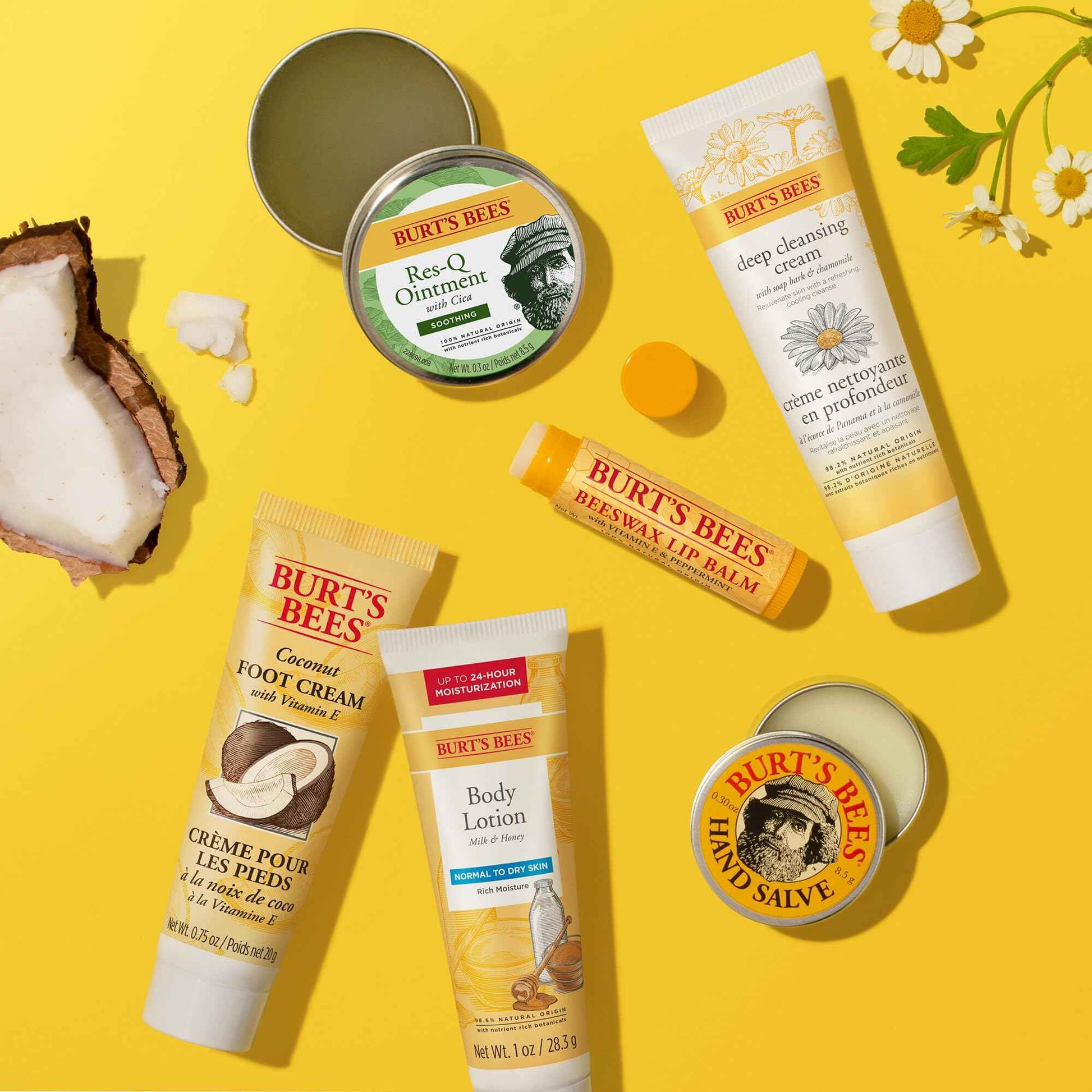 Burt's Bees Christmas Gifts, 3 Body Skincare Stocking Stuffers, Hand Repair Set, 3 Hand Creams plus Gloves - Almond Milk Hand Cream, Lemon Butter Cuticle Cream, Shea Butter Hand Repair Cream