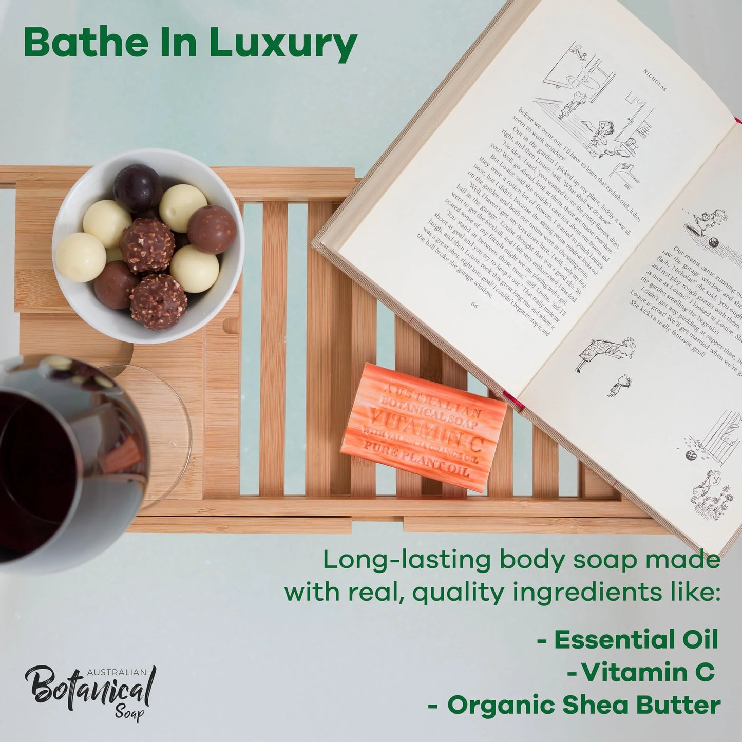 Australian Botanical Soap, 6.6 OZ, Triple Milled Bars with Pure Plant Oil, Natural Soap Base, Enriched with Organic Shea Butter, for Men, Women, All Skin Types, Variety Pack of 8, Packaging May Vary - Jlhbookstore.store