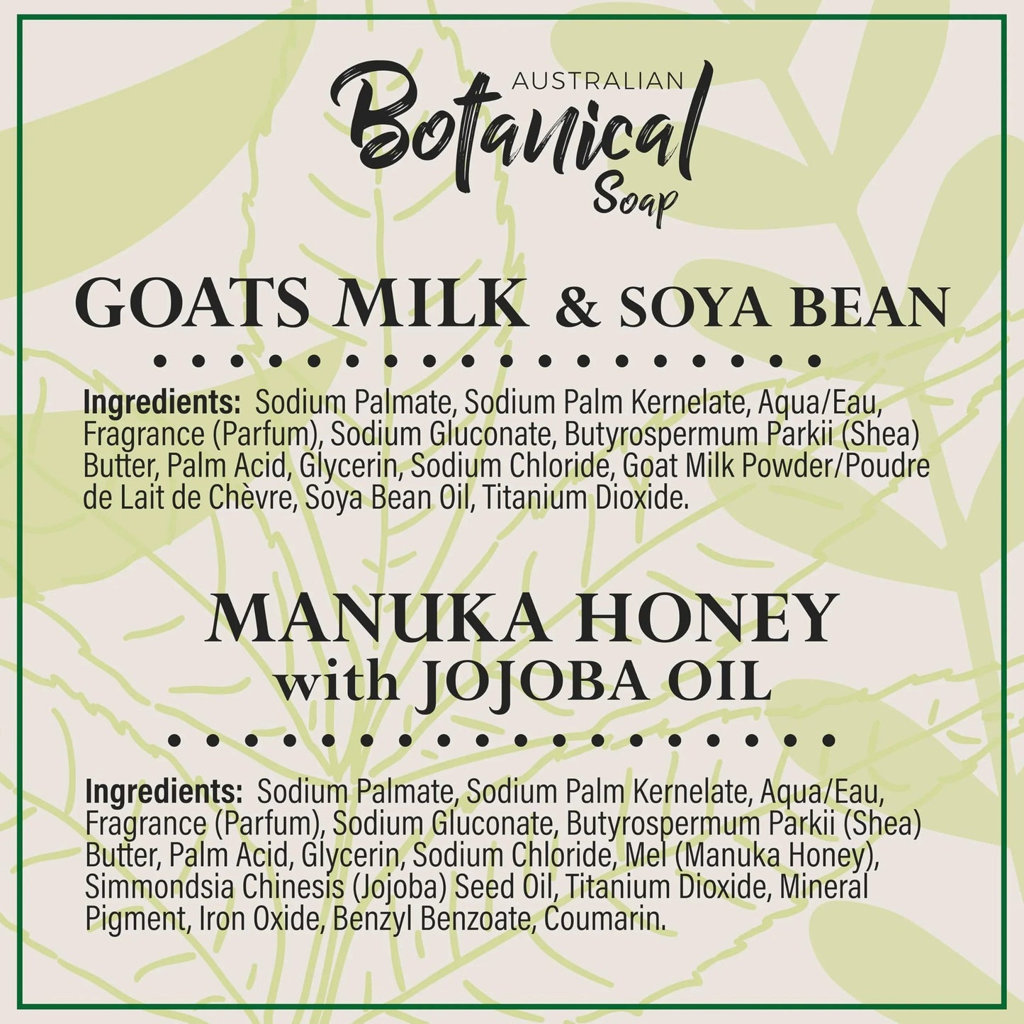 Australian Botanical Soap, 6.6 OZ, Triple Milled Bars with Pure Plant Oil, Natural Soap Base, Enriched with Organic Shea Butter, for Men, Women, All Skin Types, Variety Pack of 8, Packaging May Vary jlhbookstore.store