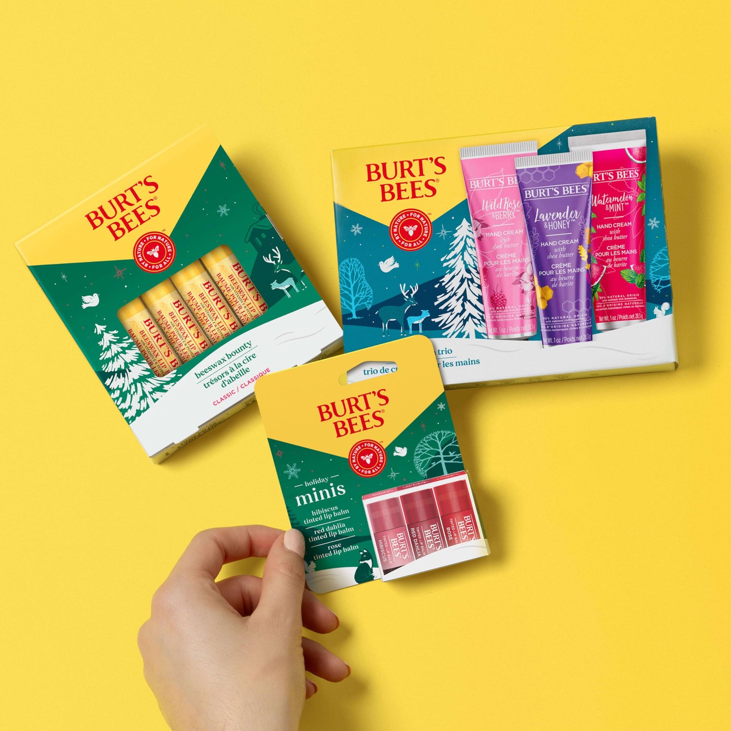 Burt's Bees Christmas Gifts, 3 Body Skincare Stocking Stuffers, Hand Repair Set, 3 Hand Creams plus Gloves - Almond Milk Hand Cream, Lemon Butter Cuticle Cream, Shea Butter Hand Repair Cream jlhbookstore.store