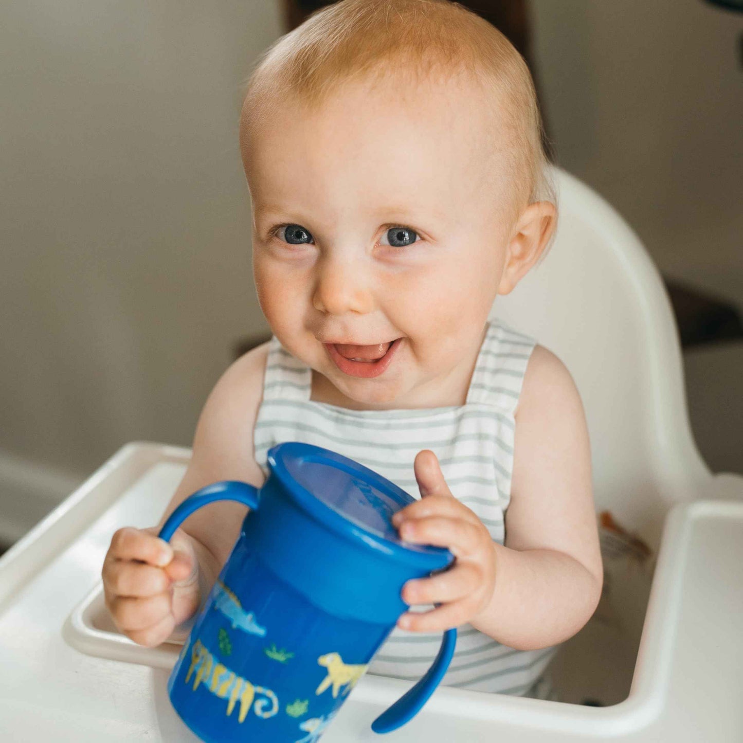 Dr. Brown's Polypropylene (PP) Milestones Cheers 360 Sippy Training Cups for Babies and Toddlers - Blue/Green - 10oz - 2-Pack - 9m+