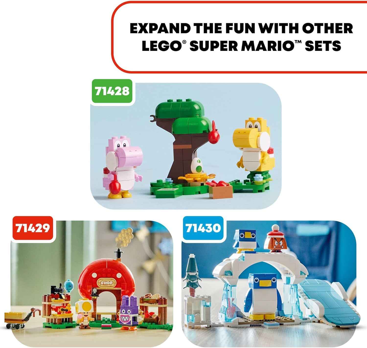 LEGO Super Mario Bowser's Muscle Car Expansion Set Building Toy - Collectible Bowser Toy for Boys & Girls, Ages 8+ Years - Gifts for Christmas - 71431