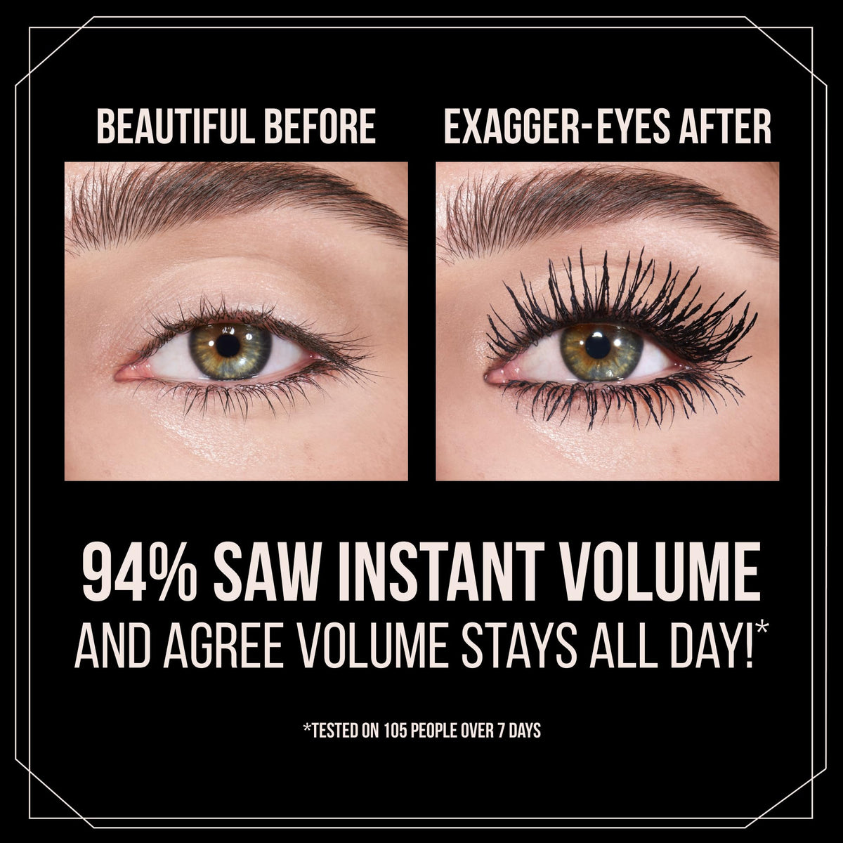 Charlotte Tilbury Exagger-Eyes Volume & Length Mascara, Exagger-Black
