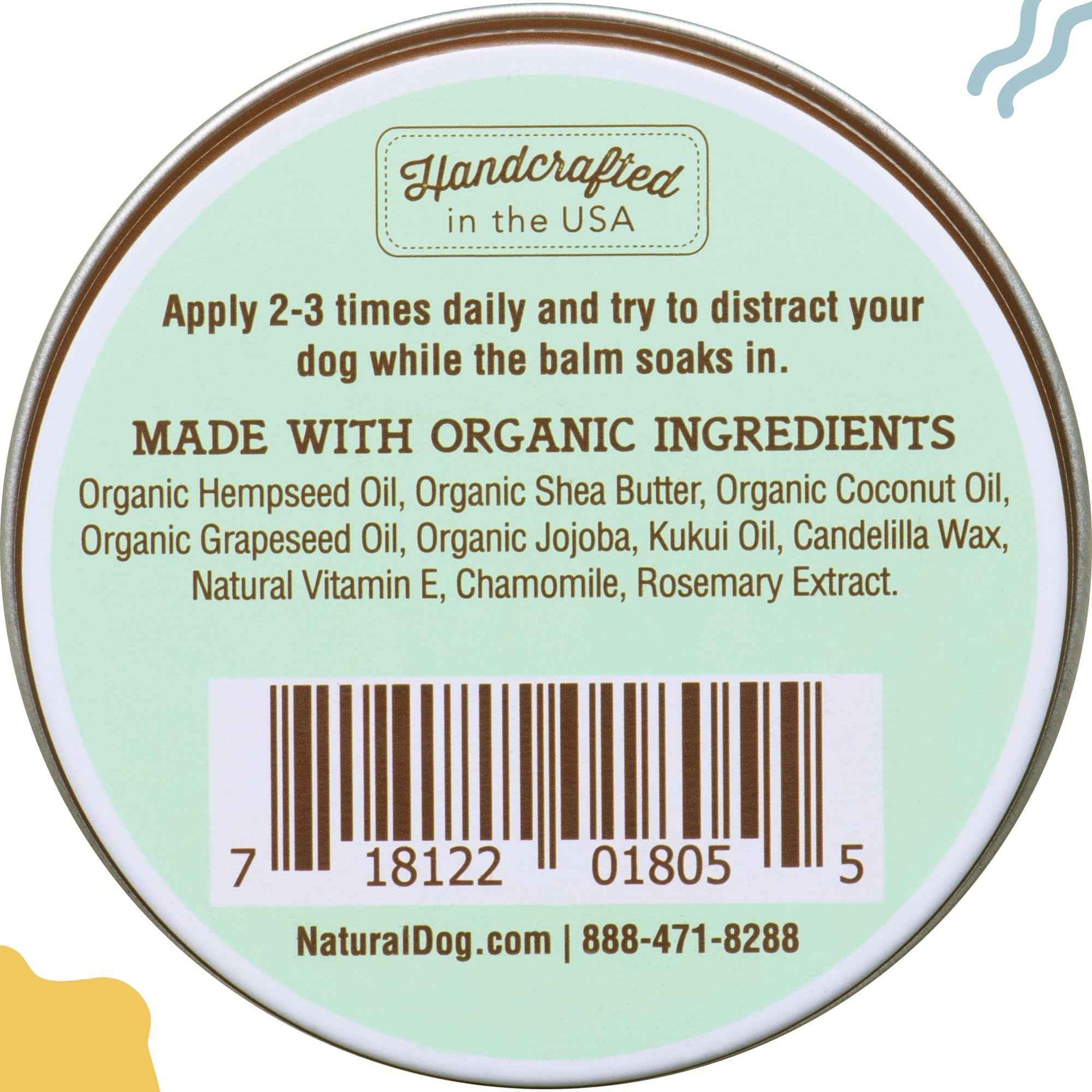 Natural Dog Company Snout Soother Travel Stick 0.15 oz – All Natural Dog Nose Balm for Dry, Cracked Snouts – Organic Moisturizing & Soothing Balm – Lick-Safe Mini Snout Care, Made in USA