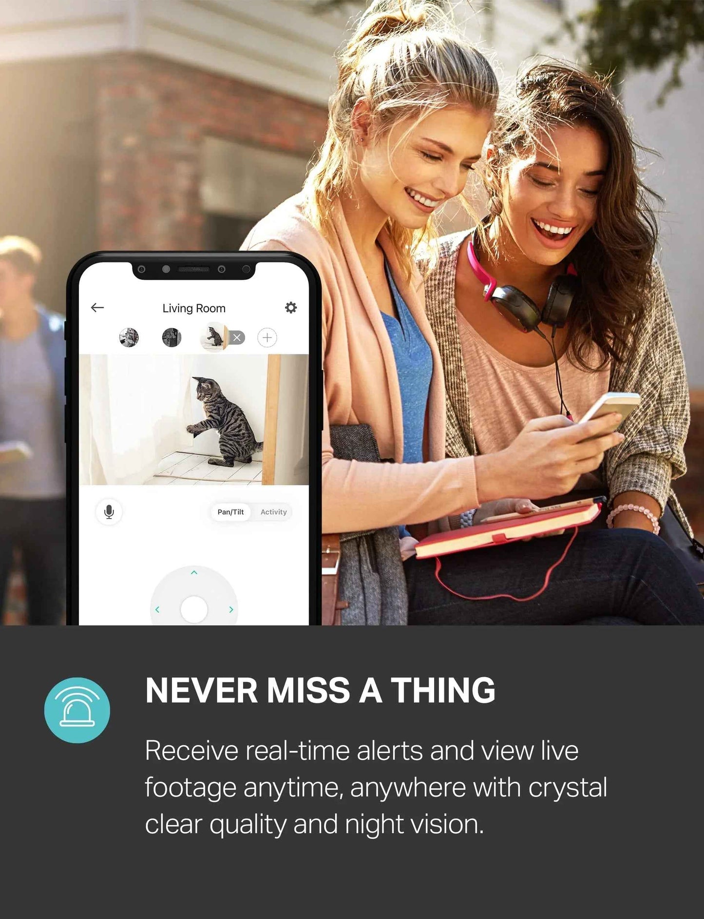 Kasa Indoor Pan/Tilt Smart Security Camera, 1080p HD Dog-Camera,2.4GHz with Night Vision,Motion Detection for Baby and Pet Monitor, Cloud & SD Card Storage, Works with Alexa& Google Home (EC70), White