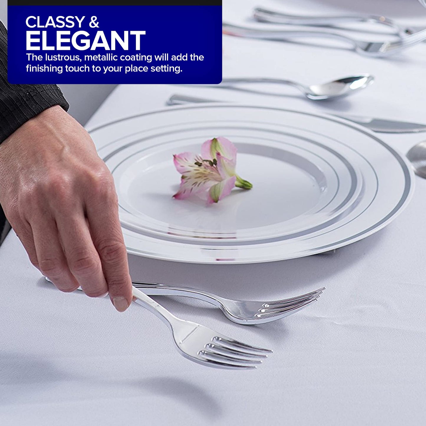 Gold Plastic Silverware Set (160 Bulk Pack) Disposable Cutlery Utensils, 80 Gold Forks, 40 Gold Knives, 40 Gold Spoons, Heavy Duty Flatware For Holidays, Parties, Dinners, Weddings, and Occasions jlhbookstore.store