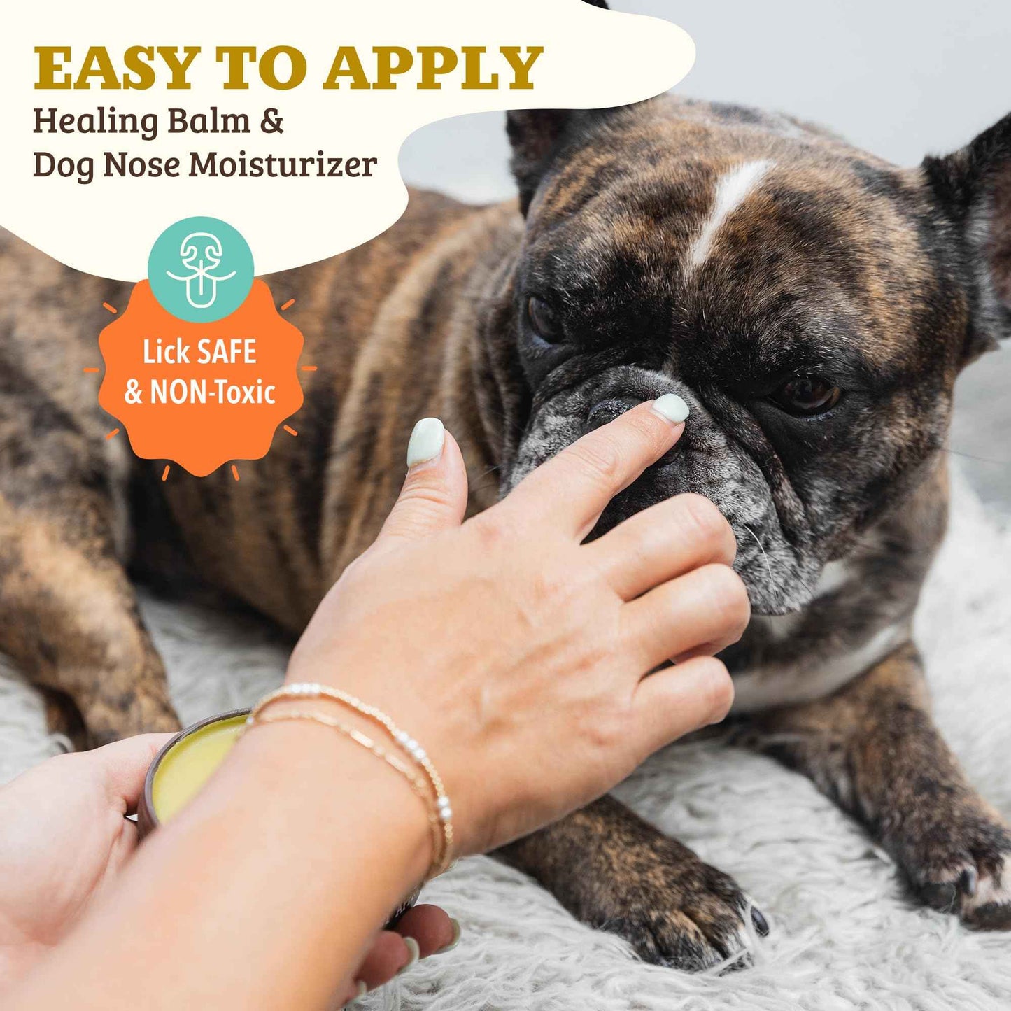 Natural Dog Company Snout Soother Travel Stick 0.15 oz – All Natural Dog Nose Balm for Dry, Cracked Snouts – Organic Moisturizing & Soothing Balm – Lick-Safe Mini Snout Care, Made in USA