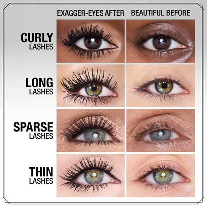 Charlotte Tilbury Exagger-Eyes Volume & Length Mascara, Exagger-Black