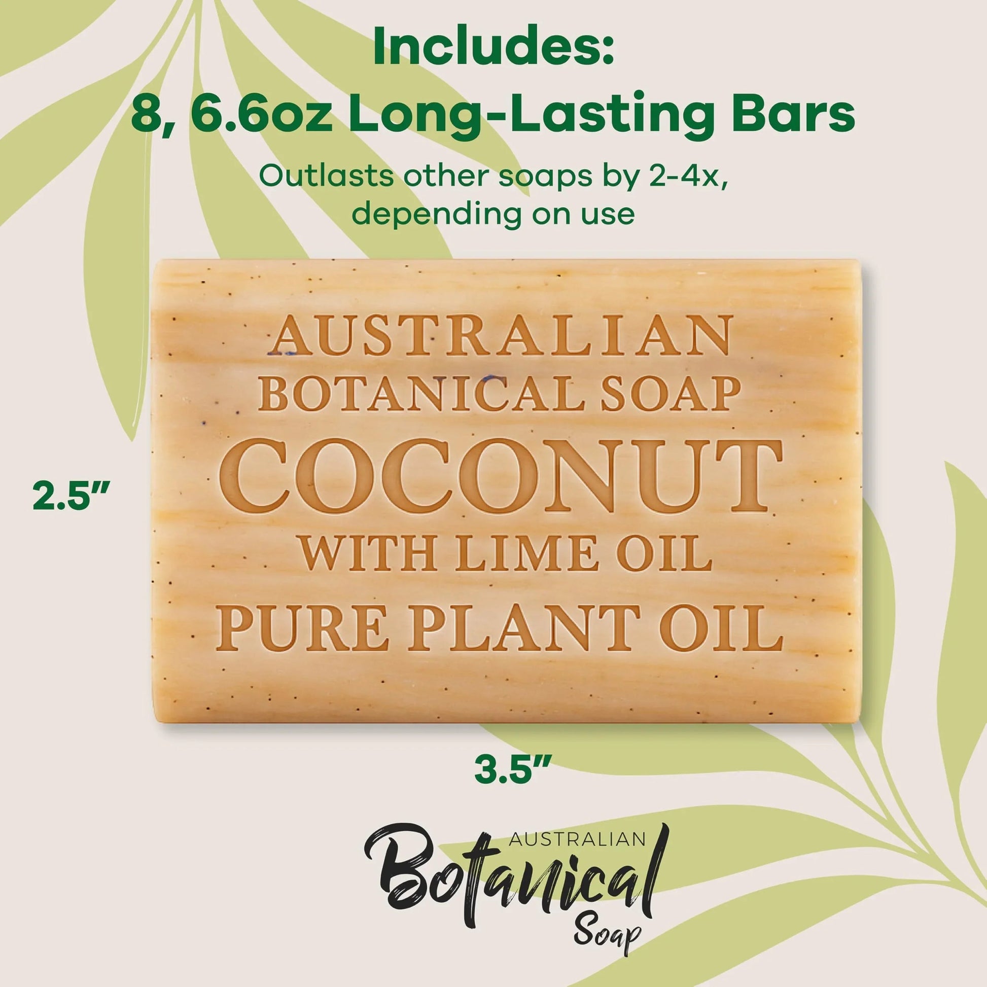 Australian Botanical Soap, 6.6 OZ, Triple Milled Bars with Pure Plant Oil, Natural Soap Base, Enriched with Organic Shea Butter, for Men, Women, All Skin Types, Variety Pack of 8, Packaging May Vary jlhbookstore.store