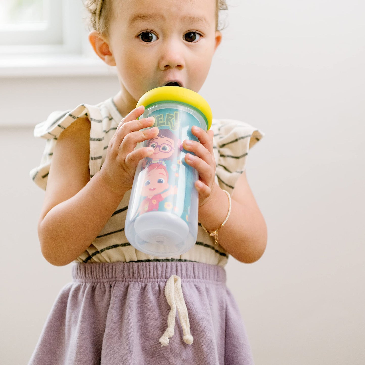 The First Years Disney Princess Kids Insulated Sippy Cups - Dishwasher Safe Spill Proof Toddler Cups - Ages 12 Months and Up - 9 Ounces - 2 Count