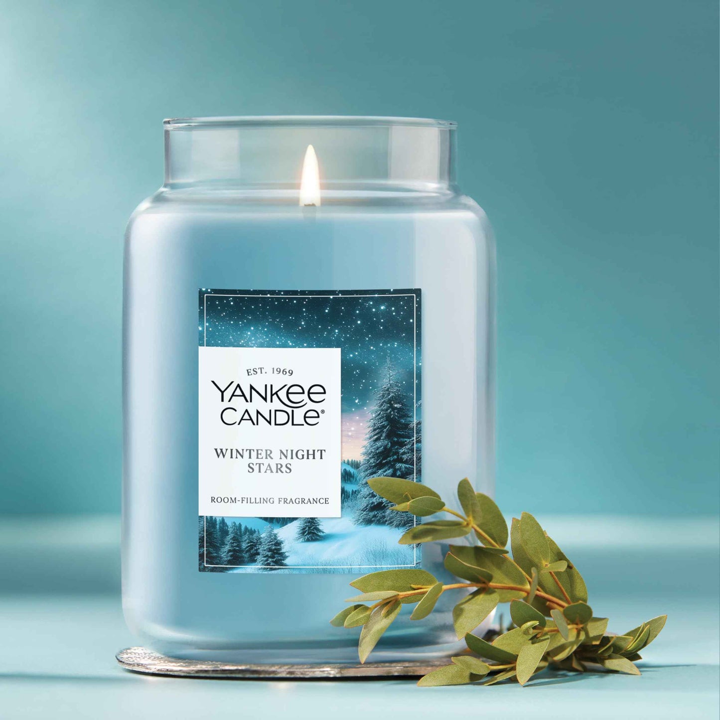 Yankee Candle, Balsam & Cedar Fall Scented Candle, 22oz Large Jar with up to 150 Hour Burn Time