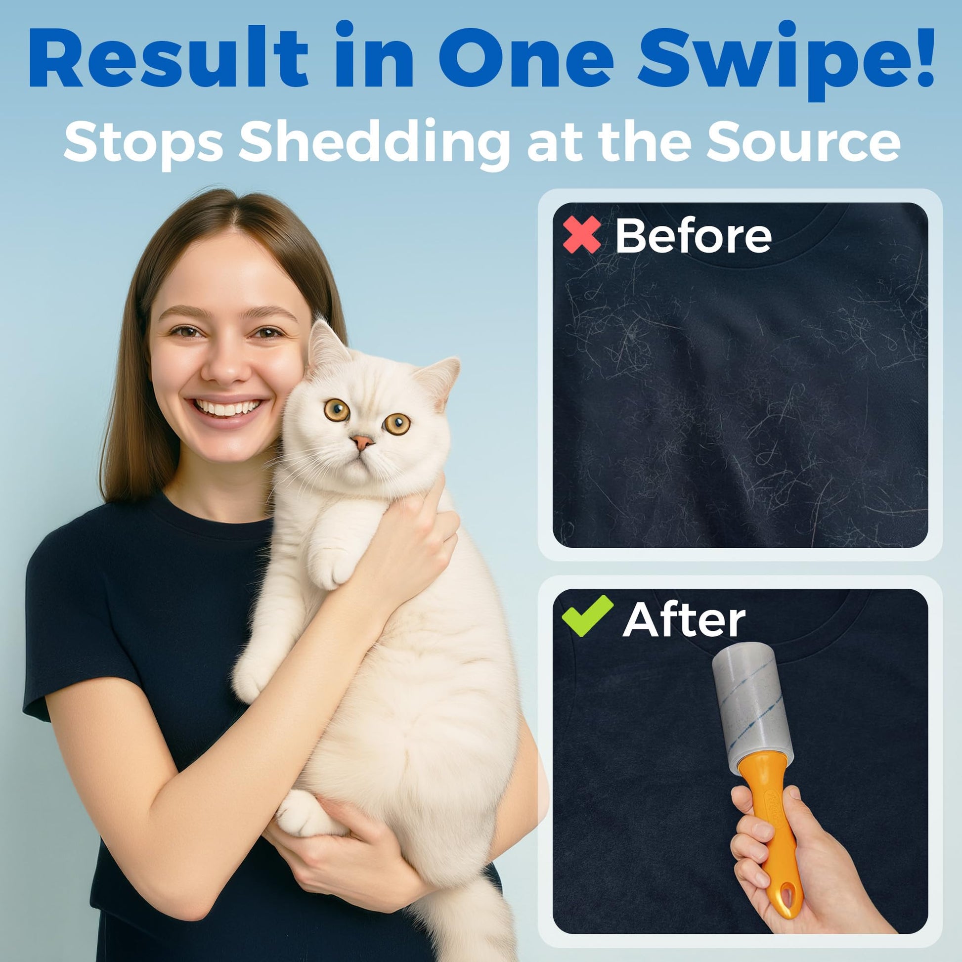 PetLovers Extra Sticky Lint Roller Mega Value Set 450 Sheets for Pet Hair Removal and Clothes, Dog and Cat Lint Remover 5 Pack jlhbookstore.store