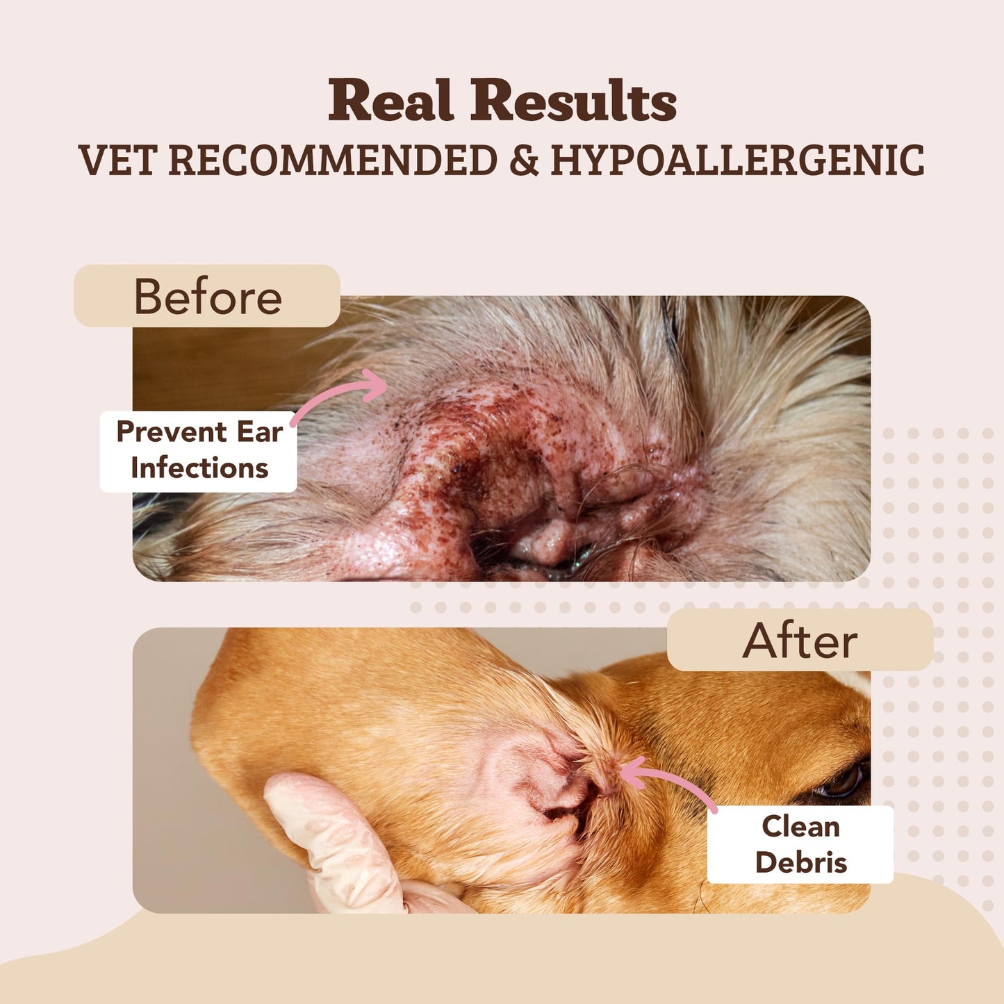 Natural Dog Company Wrinkle Wipes for Dogs, 100 Count, Hypoallergenic Dog Wipes, Wrinkle Wipes French Bulldog, Cleaning & Deodorizing, Dog Wipes for Grooming Faces, Paws & Butts