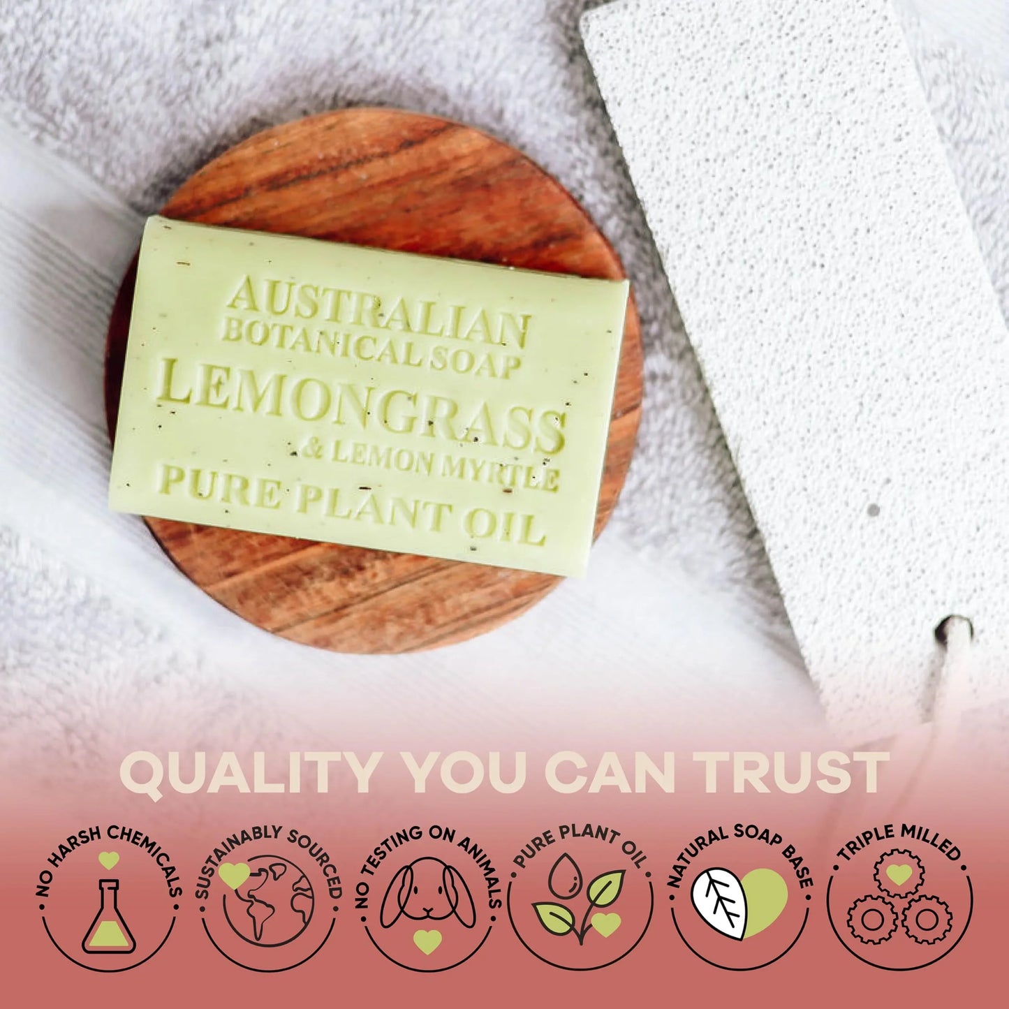 Australian Botanical Soap, 6.6 OZ, Triple Milled Bars with Pure Plant Oil, Natural Soap Base, Enriched with Organic Shea Butter, for Men, Women, All Skin Types, Variety Pack of 8, Packaging May Vary - Jlhbookstore.store