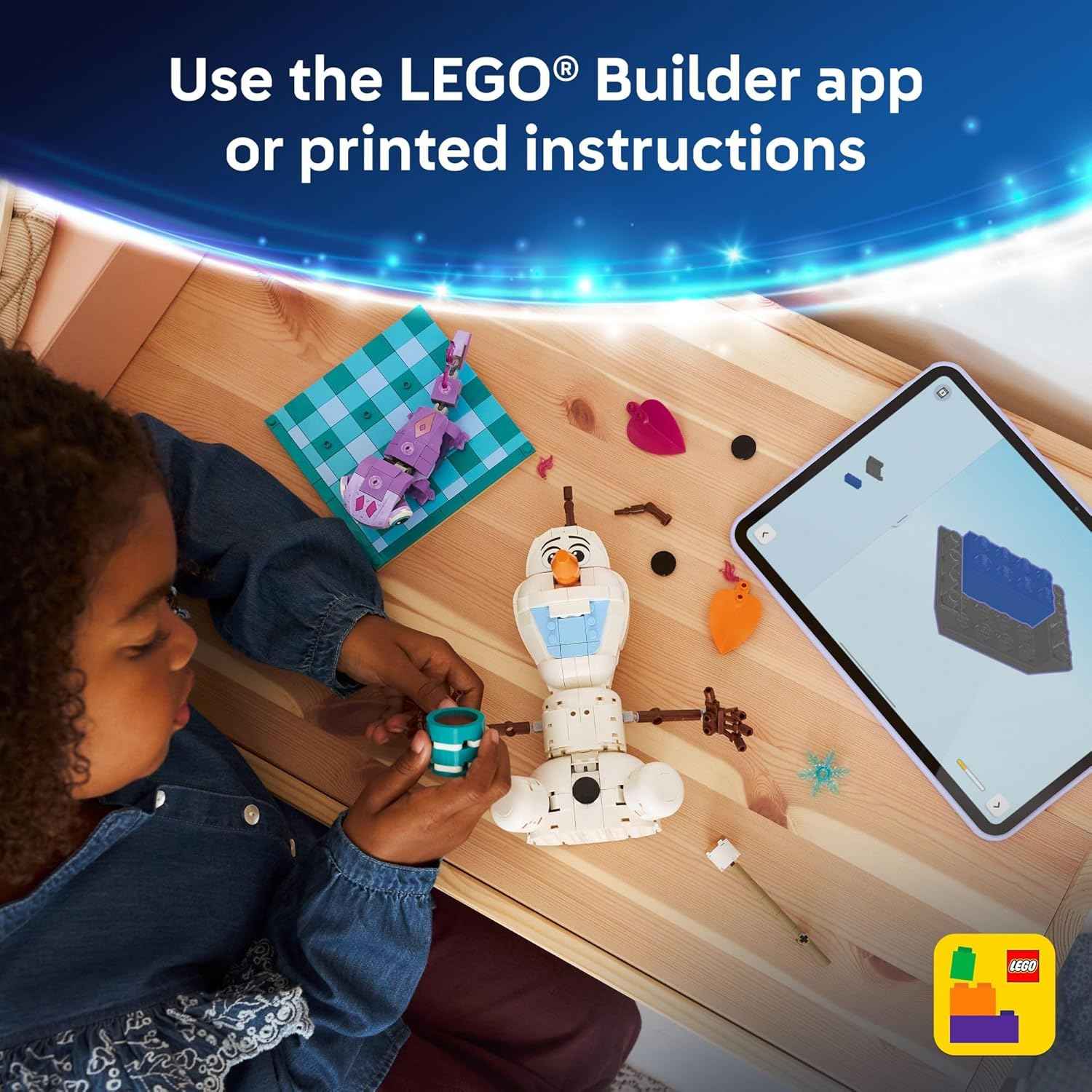 LEGO Disney Frozen Olaf and Bruni’s Picnic Fun Building Toy - Frozen Toys for Girls & Boys, Ages 7+ - Disney Gifts for Kids & Fans - 43287