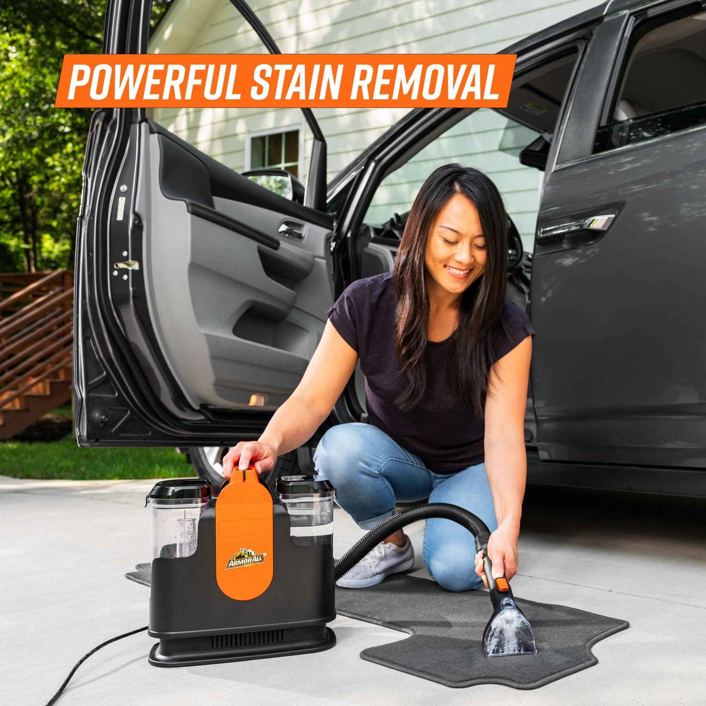 Armor All SCC301 0901 Upholstery & Carpet Cleaner, Car and Auto Detailer with Tools for Pets, Area Rugs and Couches