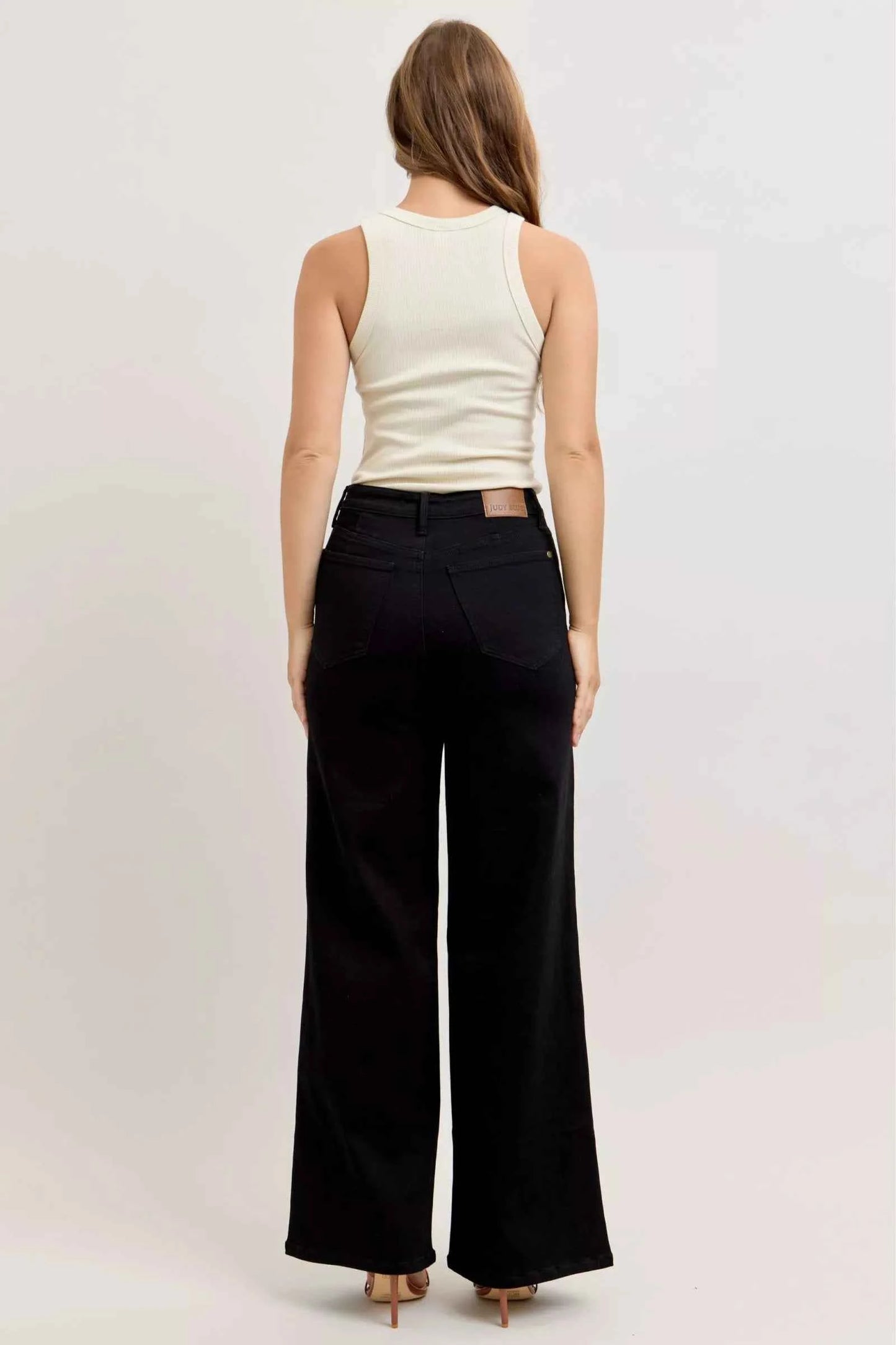 Judy Blue High-Waisted Wide Leg Jeans