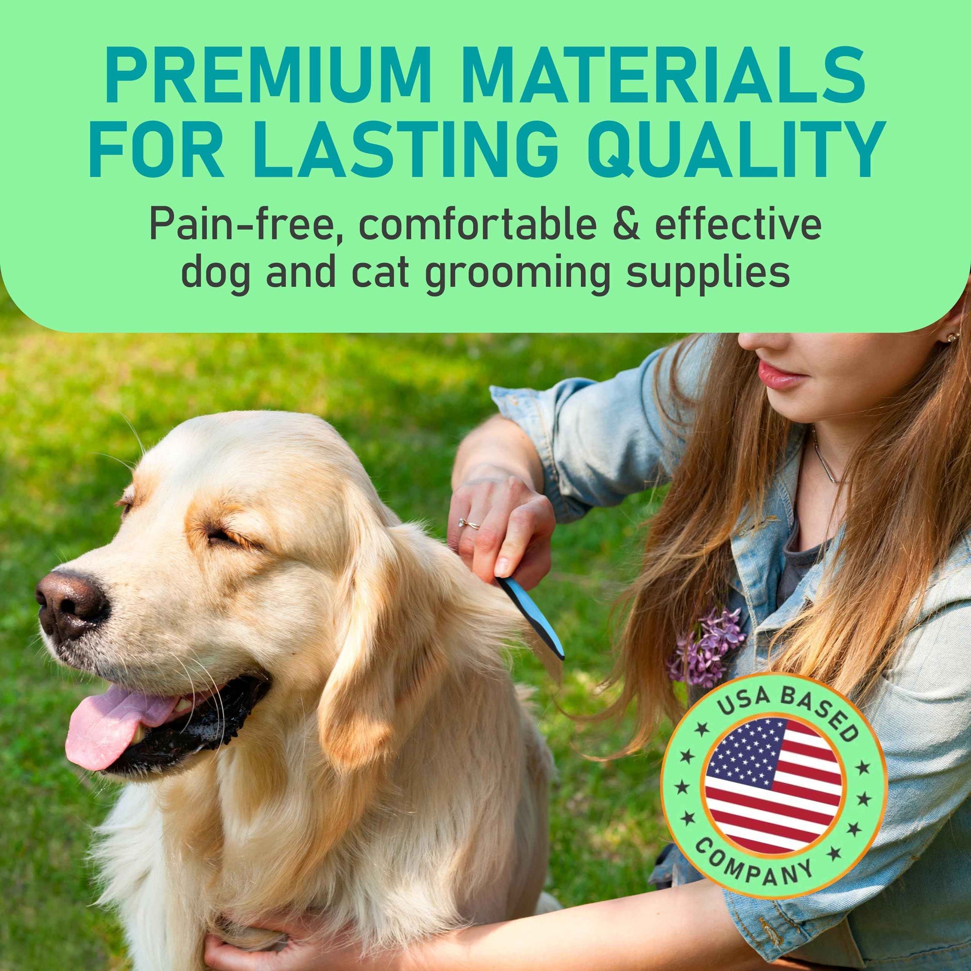 Maxpower Planet Pet Grooming Brush - Double Sided Shedding and Dematting Undercoat Rake Comb for Dogs and Cats,Extra Wide (B1 - Rake, Gloves & Comb, Large)