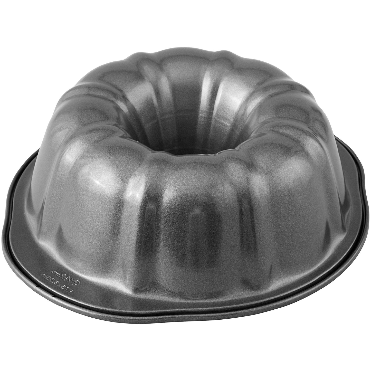 Wilton Gold Non-Stick 9.49 in Fluted Bundt Cake Pan, Stainless Steel Bakeware, Made without PFAS, Packaging May Vary