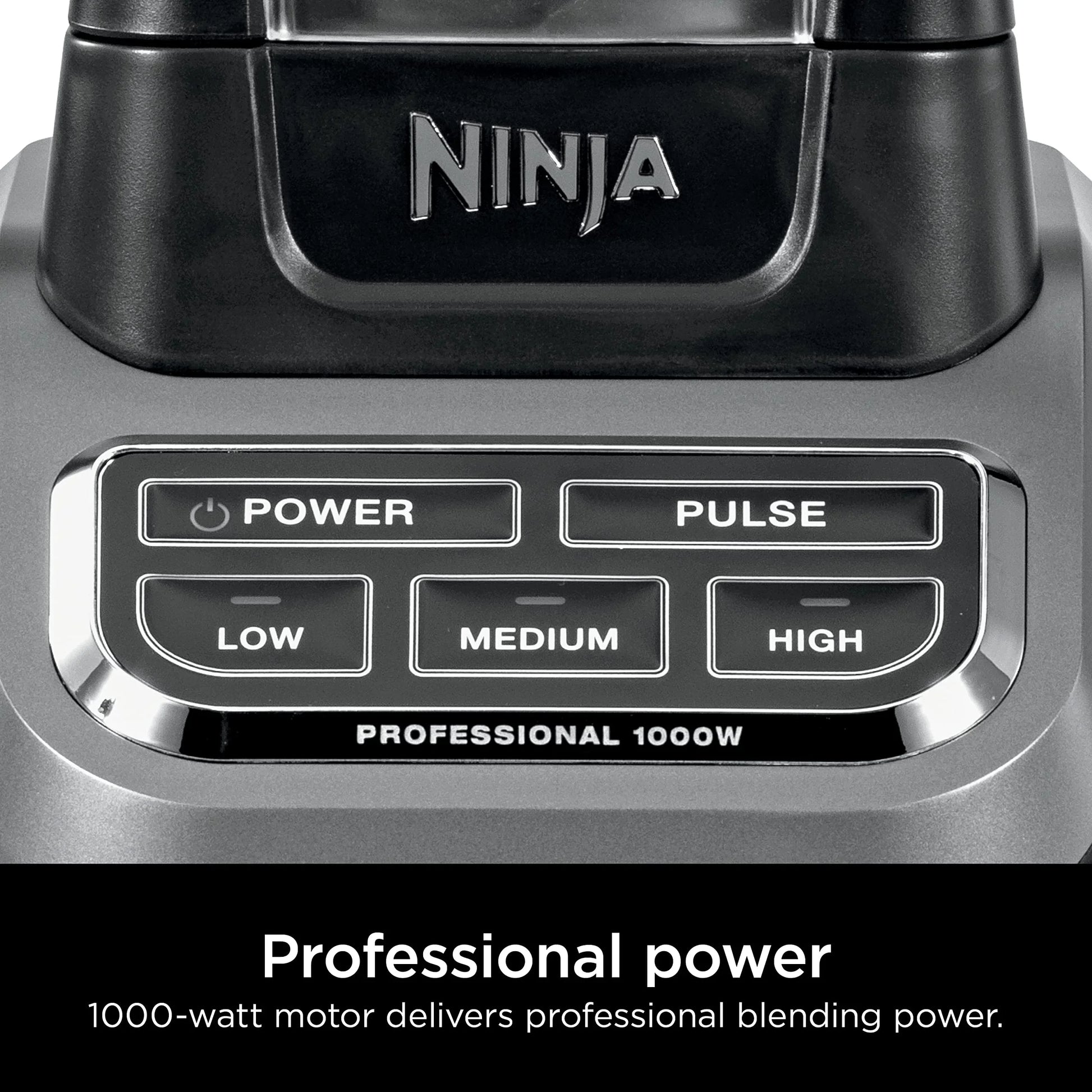 Ninja Professional Blender 1000W, Total Crushing Technology- Smoothies, Ice Crushing & Frozen Fruit, Full-Size Countertop Blender, 72-oz. Pitcher, Black & Grey, BL610 - Jlhbookstore.store