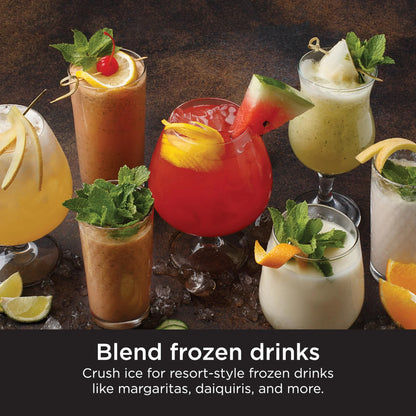 Ninja Professional Blender 1000W, Total Crushing Technology- Smoothies, Ice Crushing & Frozen Fruit, Full-Size Countertop Blender, 72-oz. Pitcher, Black & Grey, BL610 - Jlhbookstore.store