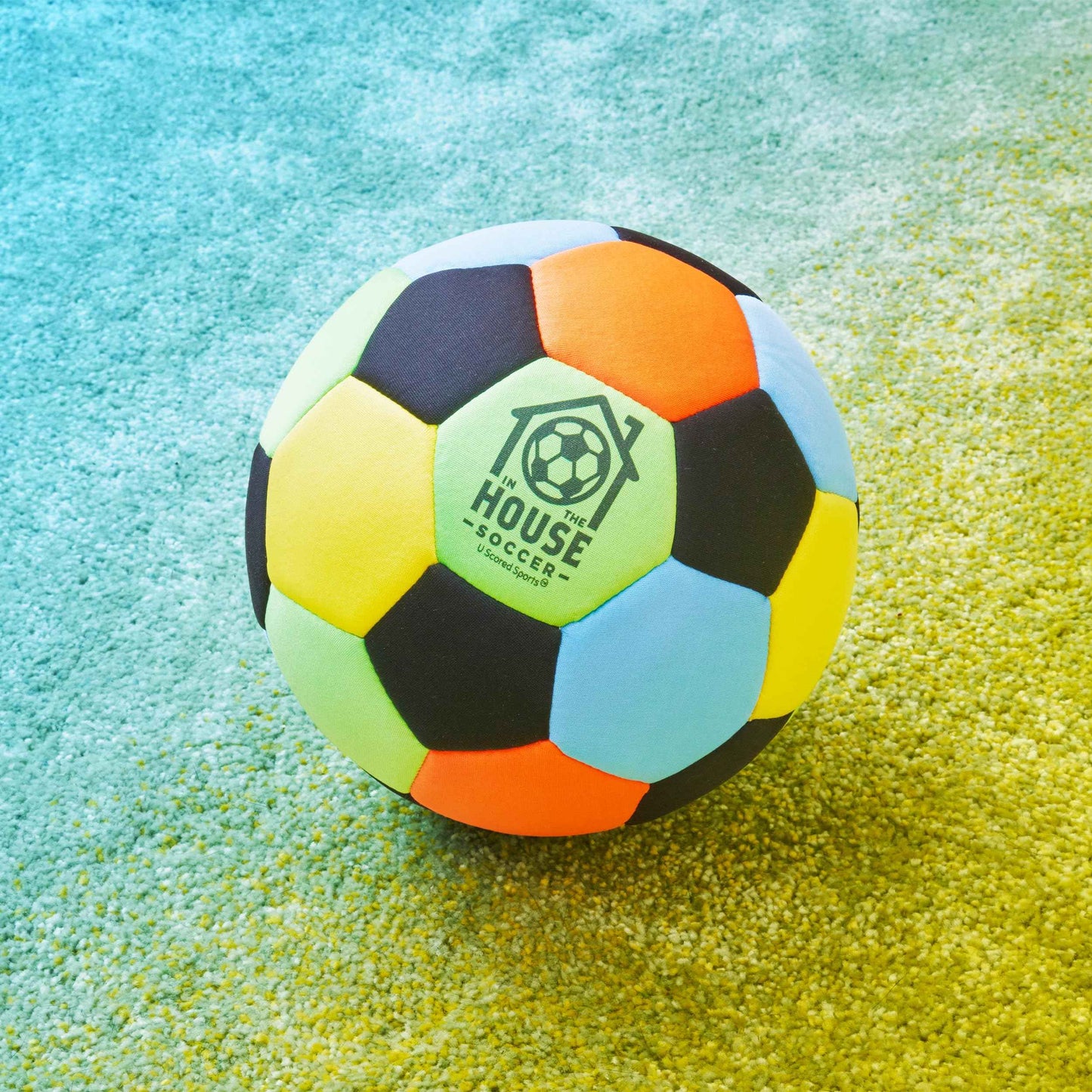 in The House Soccer Ball - Indoor Size 4 Padded Soccer Ball for Girls (Ages 3+), Boys (Ages 3+) & Adults - Bring Soccer Practice Home - Perfect for Juggling - Gift for Soccer Player