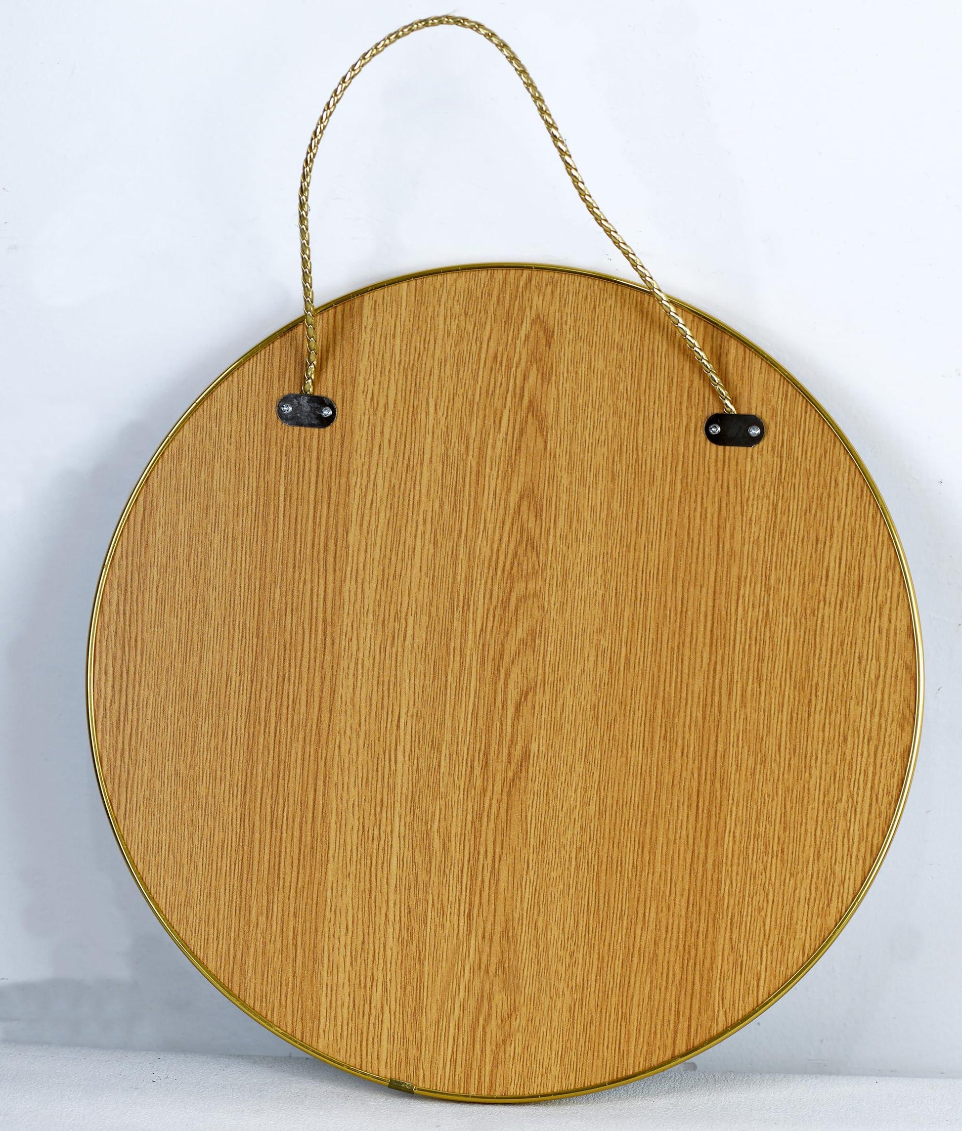 11.8-inch Small Round Wall Mirror, Gold Bathroom Mirror - Jlhbookstore.store