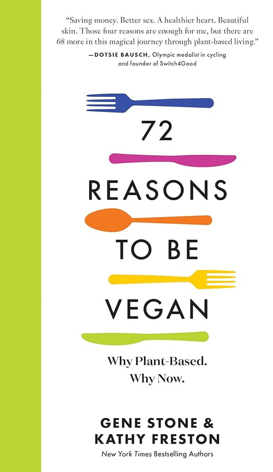72 Reasons to Be Vegan: Why Plant-Based. Why Now. cover image
