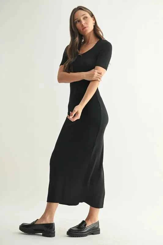 MONO B Laguna Soft Drape Maxi Dress