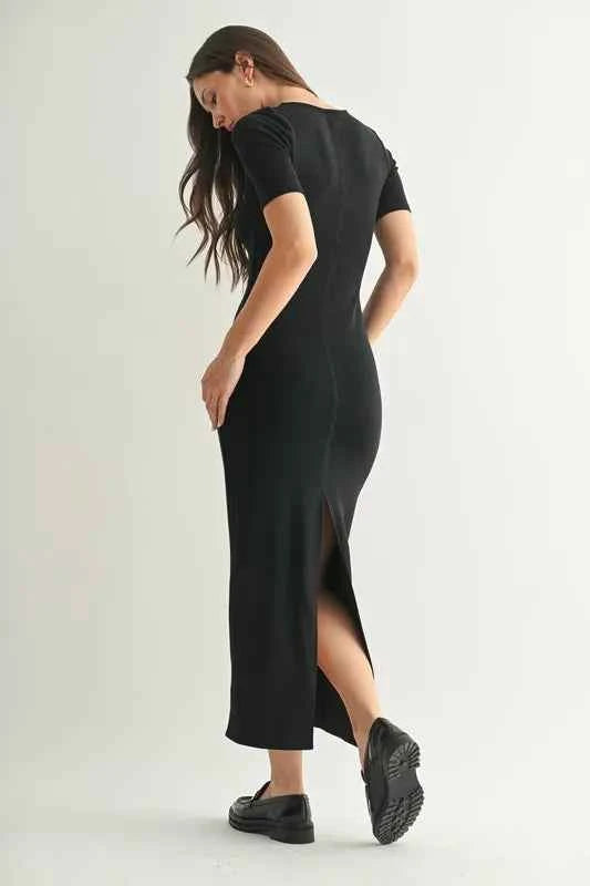 MONO B Laguna Soft Drape Maxi Dress